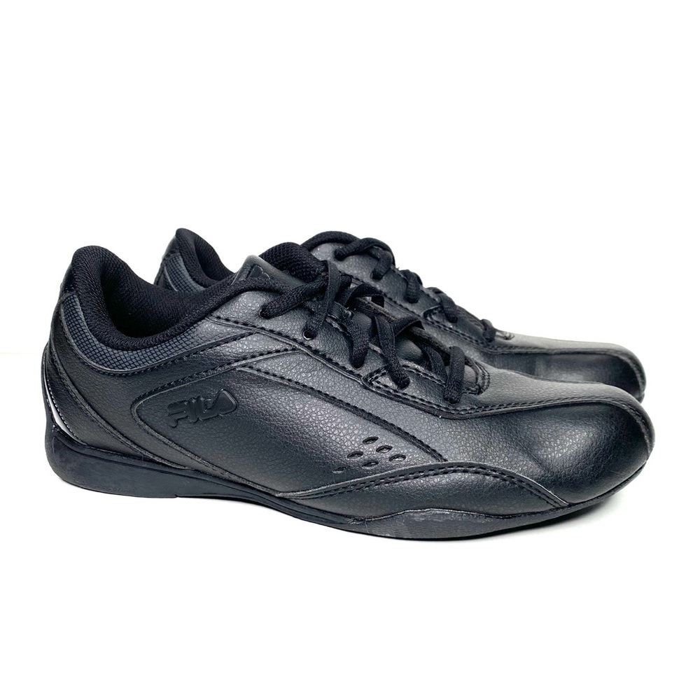 Fila Women's 8.5 Exalade Black Retro Driving Sneakers Athletic Tennis Shoes